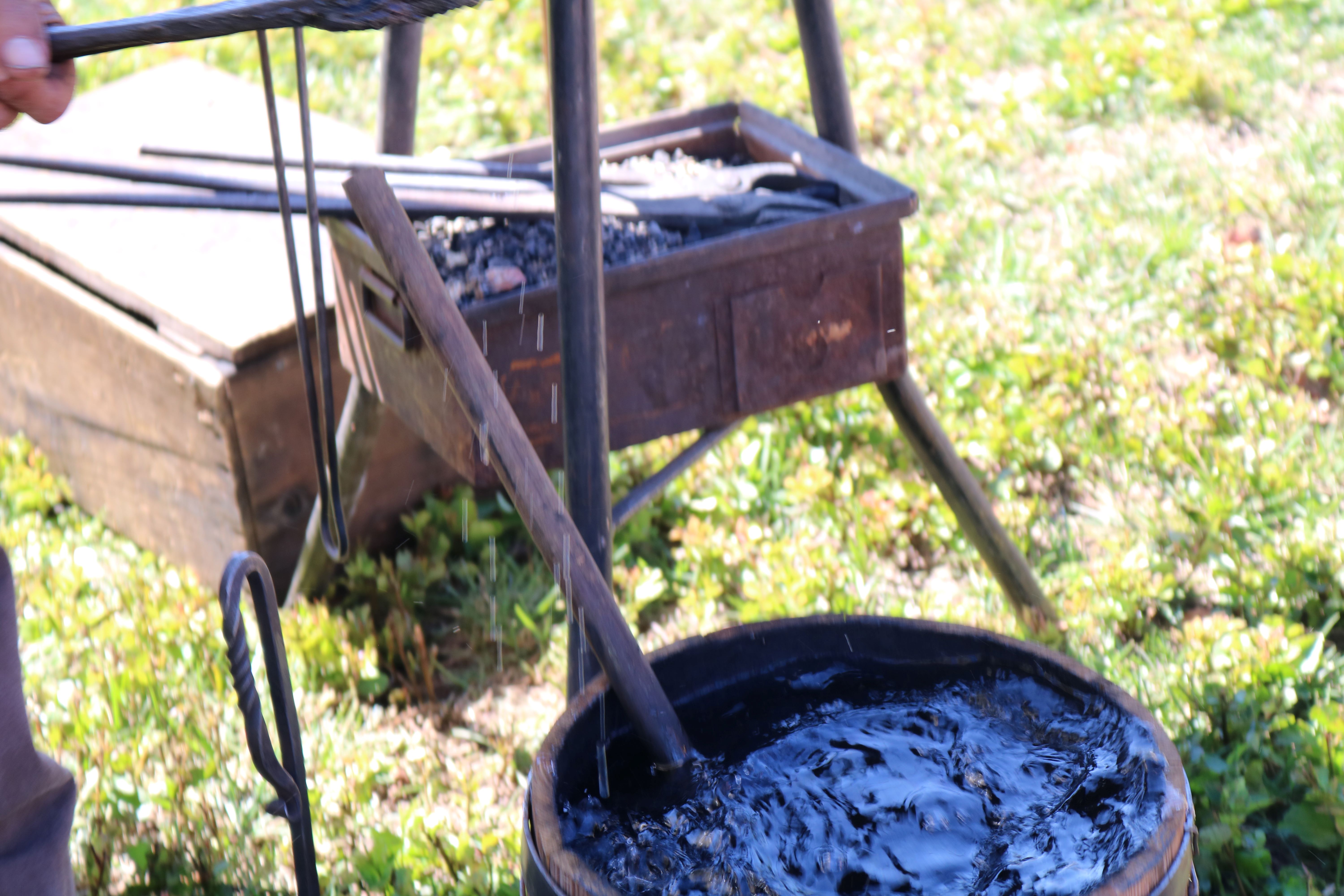 Blacksmith Station Image 8: the quenching barrel for the blacksmith.